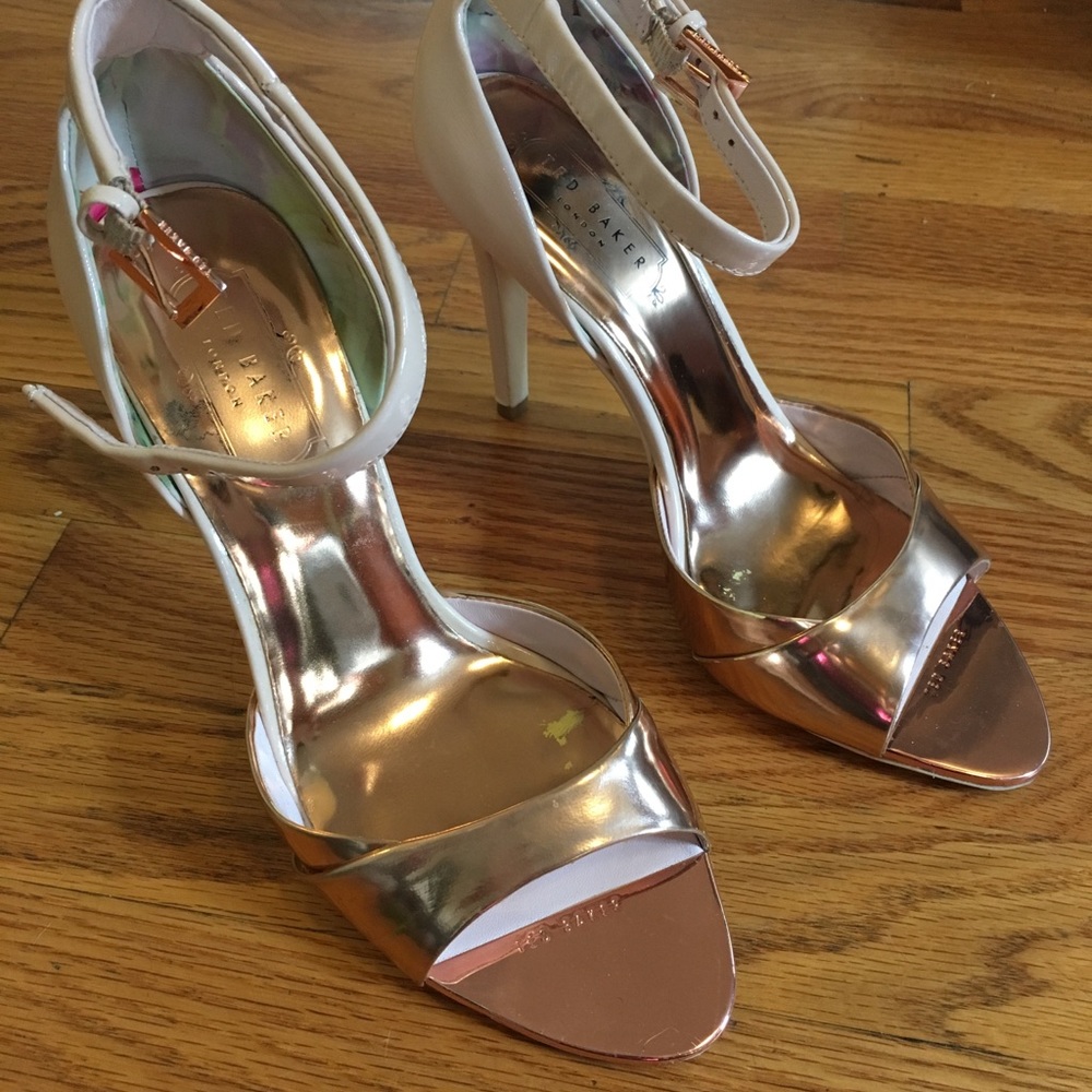 Ted Baker Rose Gold Sandals